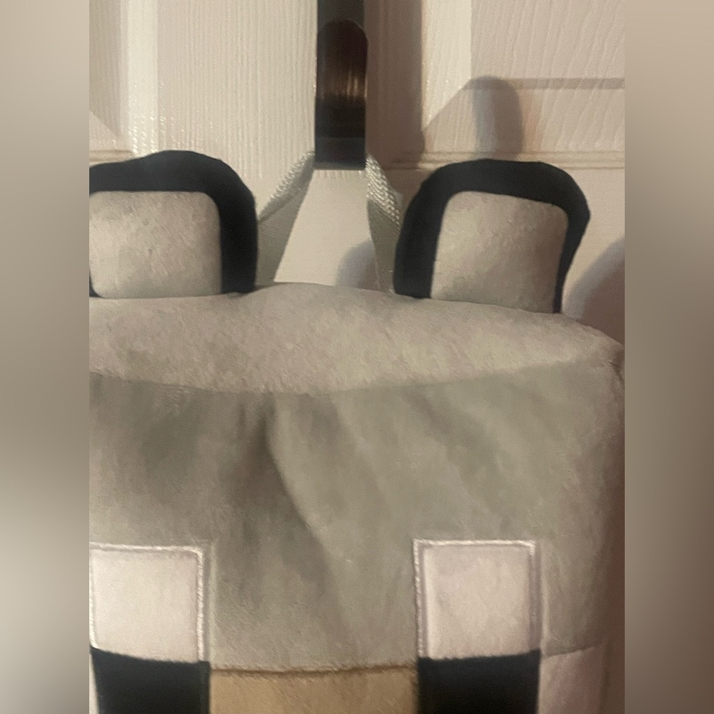 Minecraft Wolf Plush Mini Backpack Kids Gray Character Bag NWT - Picture 8 of 11